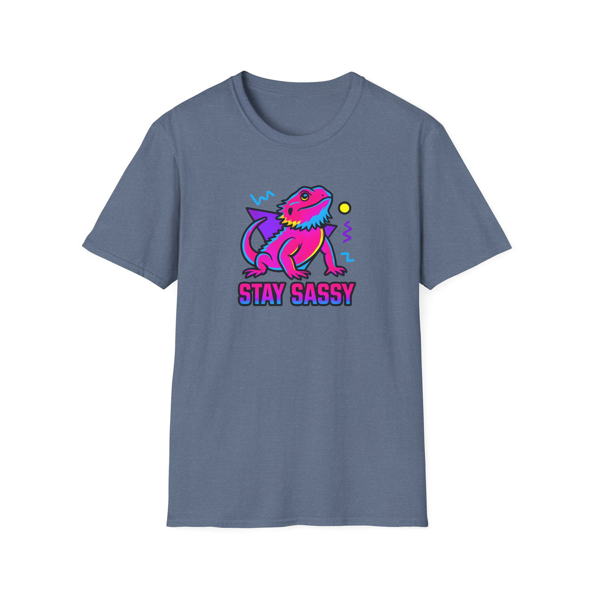 Neon Lizard Illustration T-Shirt