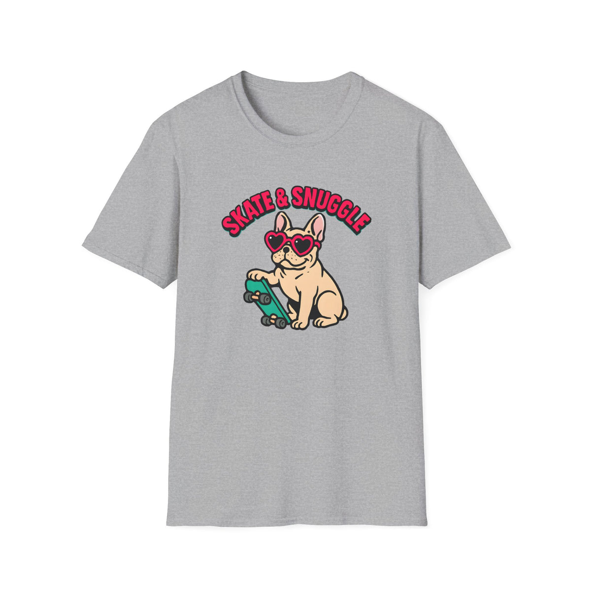 Skate and Snuggle Pup T-Shirt