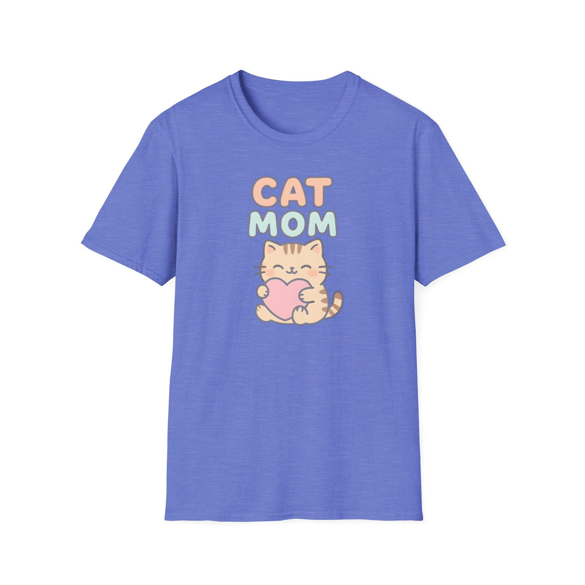 Cat Mom with Heart T-Shirt