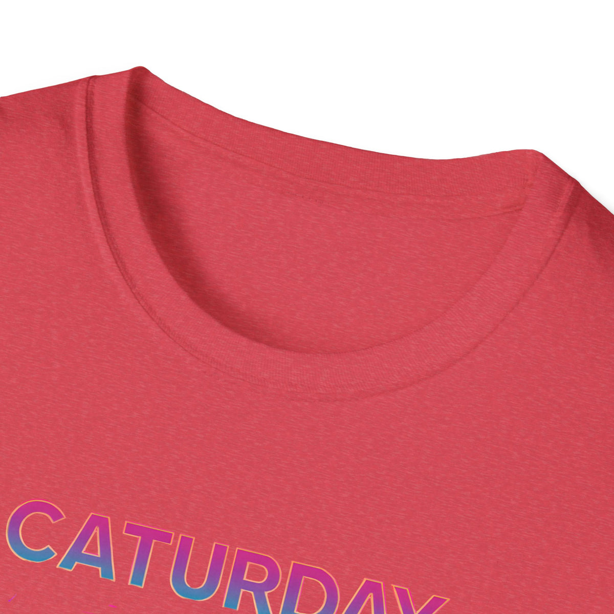 Neon cat boombox vibes T-Shirt