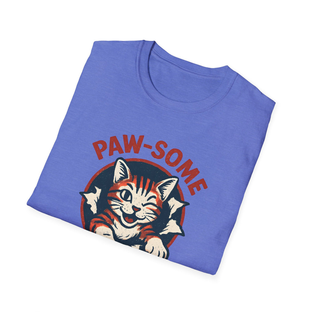 Pawsome Cat Logo T-Shirt