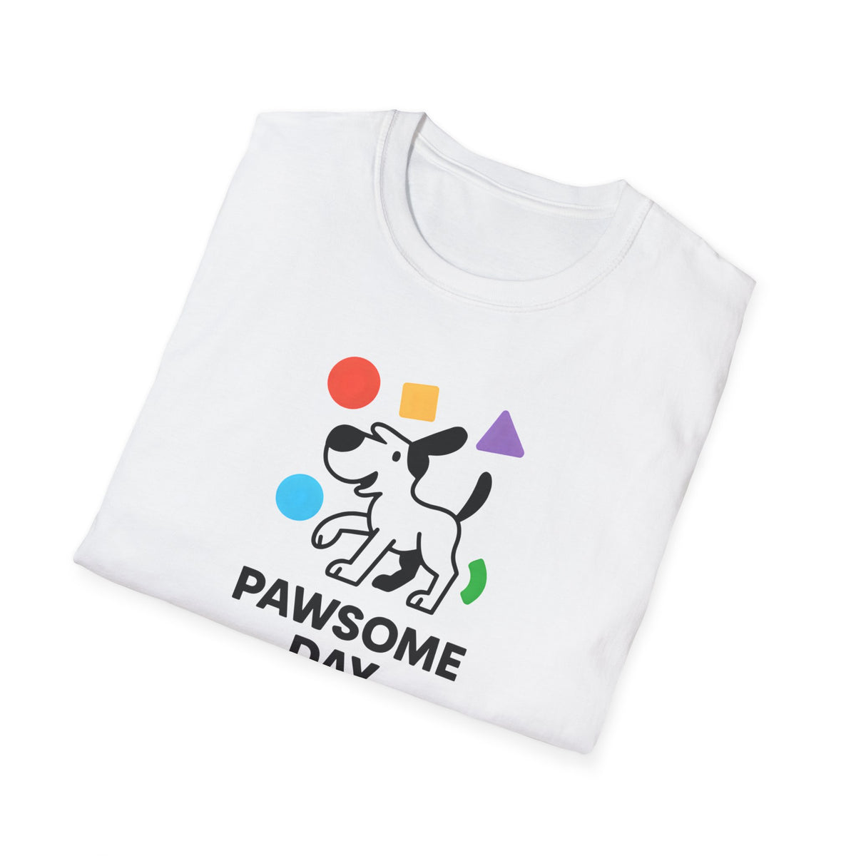 Unicorn with colorful shapes T-Shirt