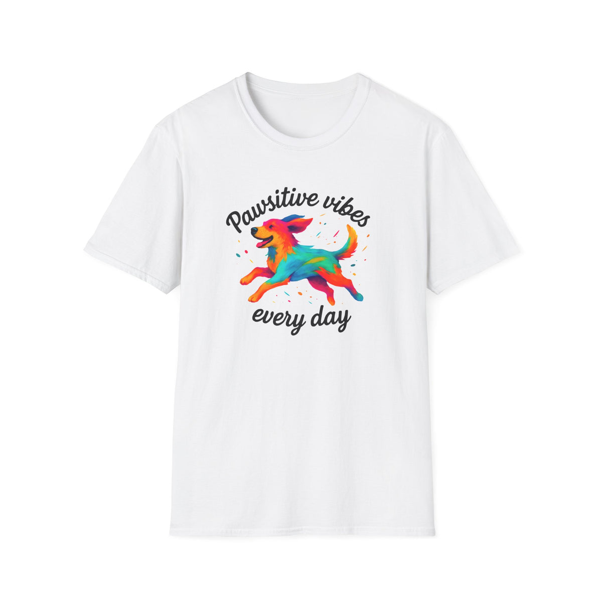Colorful Running Dog T-Shirt