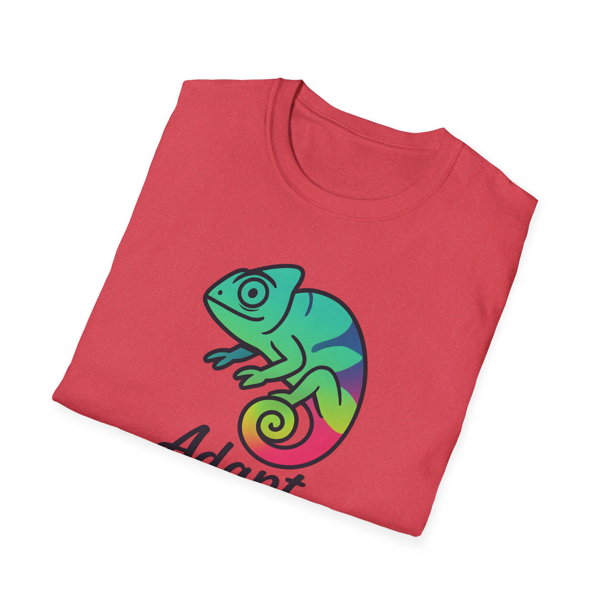 Rainbow Chameleon Logo T-Shirt