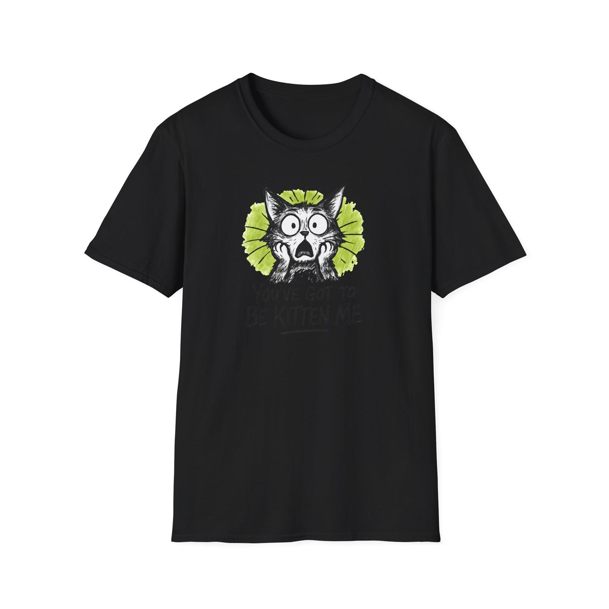 Shocked Kitten Expression T-Shirt