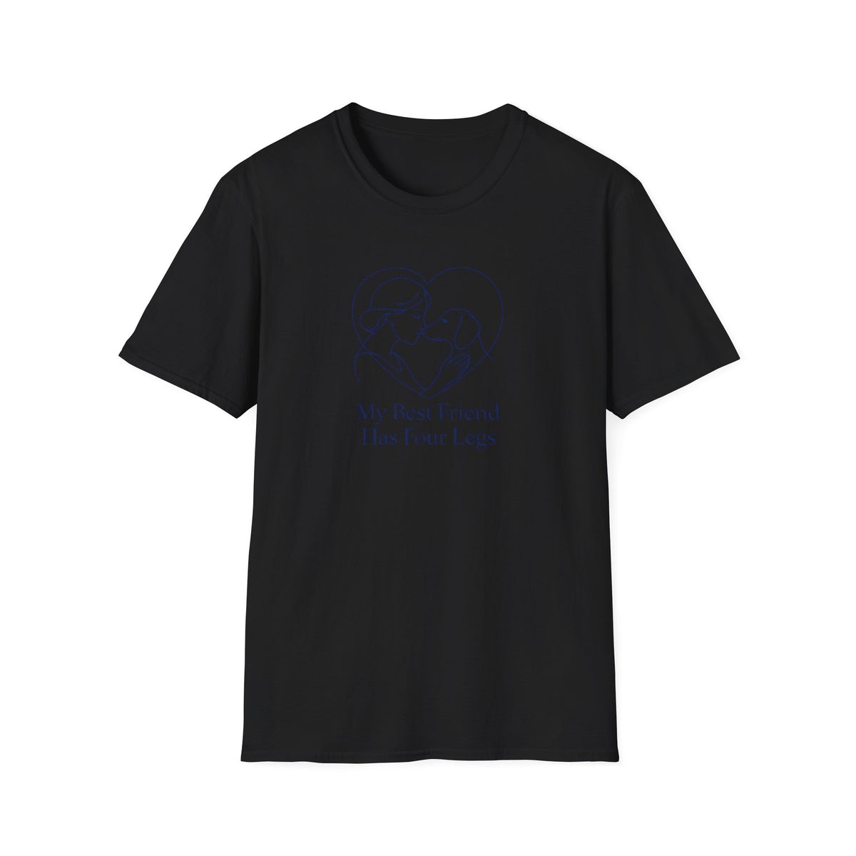 Dog and Woman Heart T-Shirt
