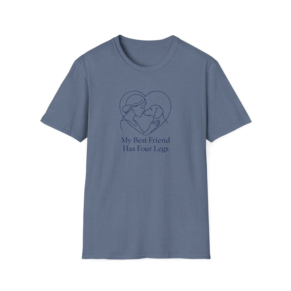 Dog and Woman Heart T-Shirt