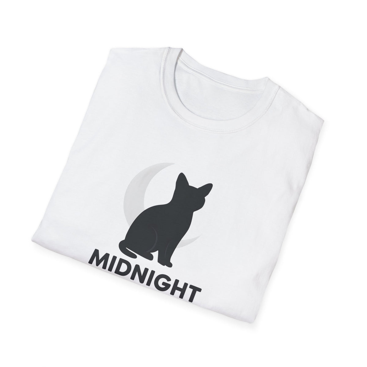 Moonlit Cat Silhouette T-Shirt