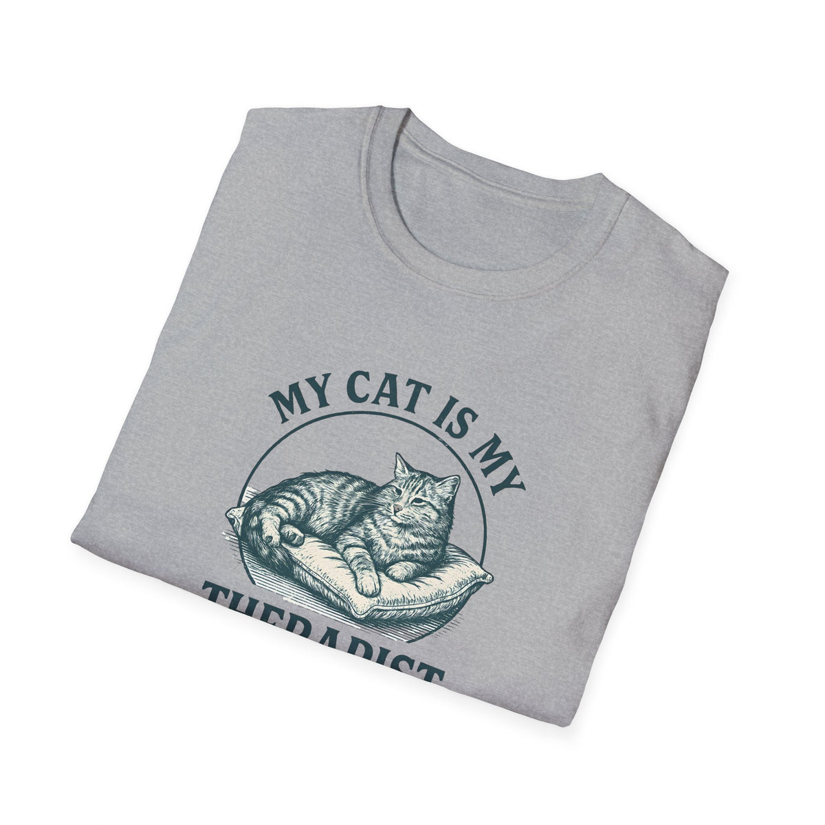 Cat Is My Therapist T-Shirt