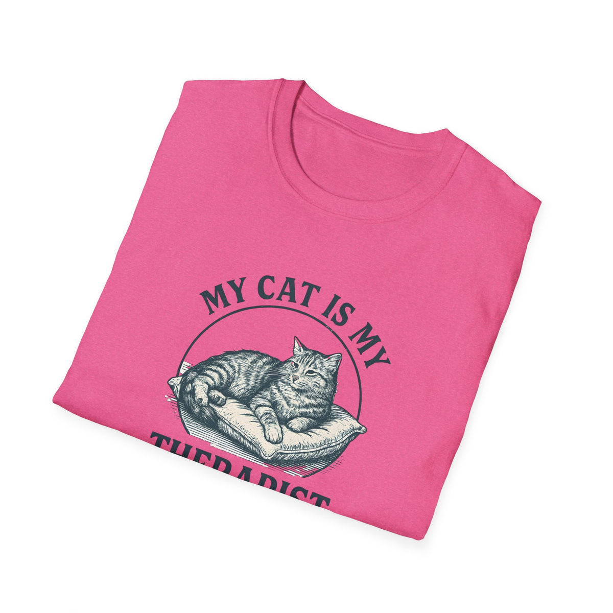Cat Is My Therapist T-Shirt