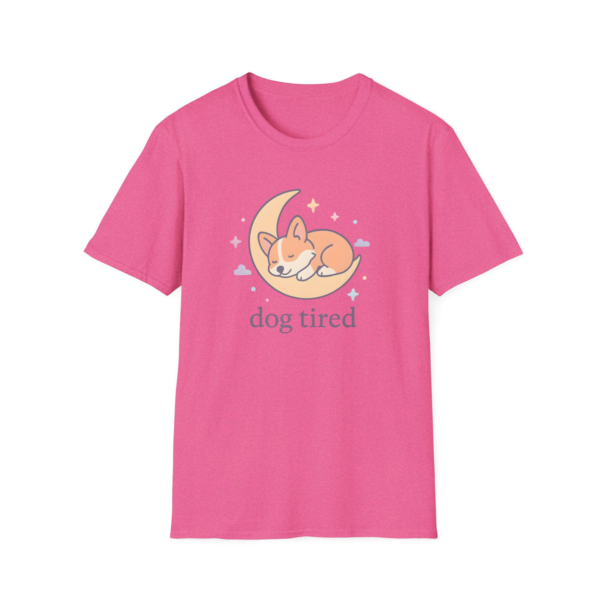 Sleeping Dog on Moon T-Shirt