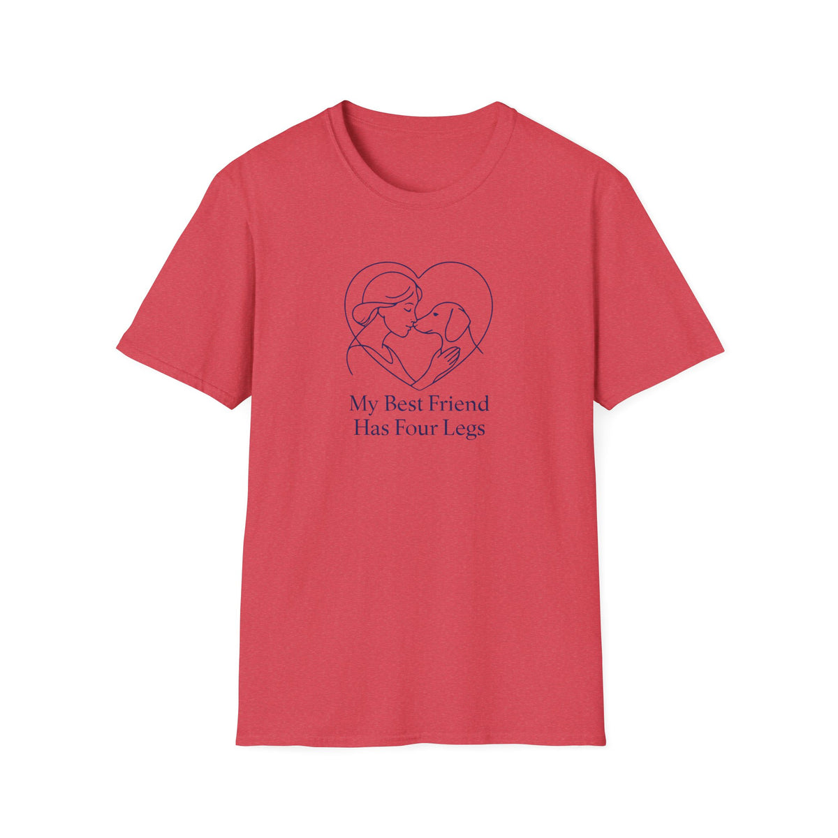 Dog and Woman Heart T-Shirt